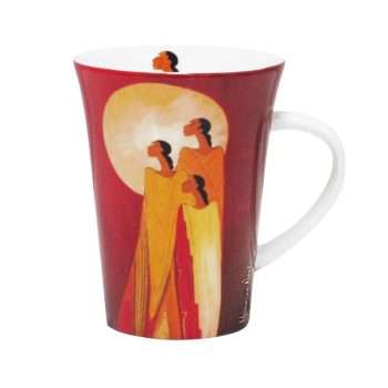 Porcelain Mug The Embrace By Maxine Noel