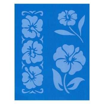 Trichem Floppy Flower Stencil