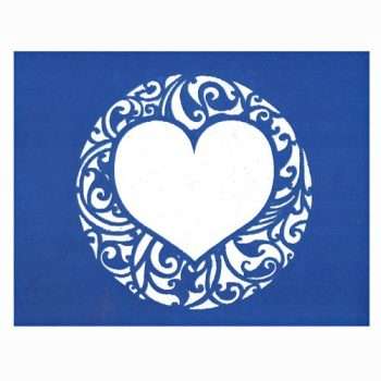 Trichem Heart Stencil