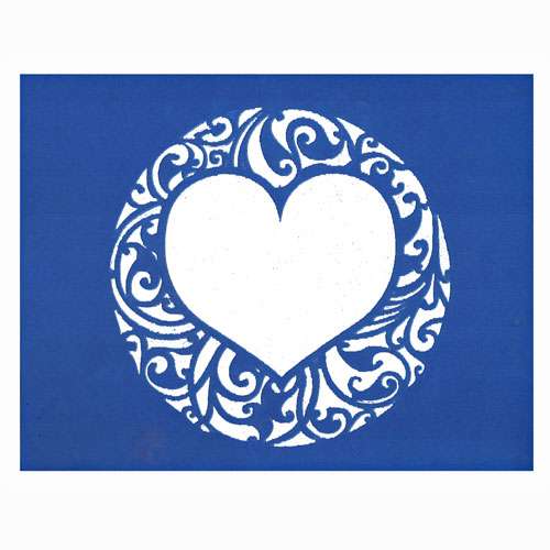 Trichem Heart Stencil