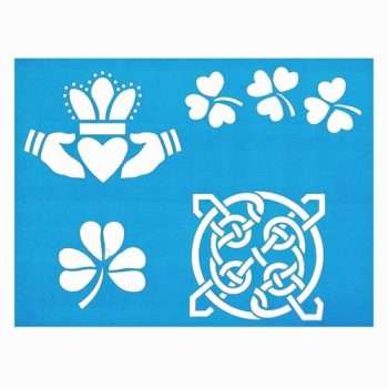 Trichem Irish Symbols Stencil