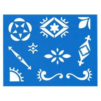 Trichem Medallion Stencil