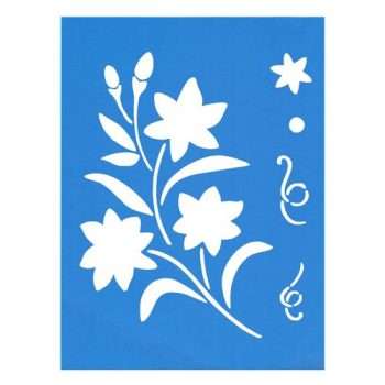 Trichem Spring Bouquet Stencil