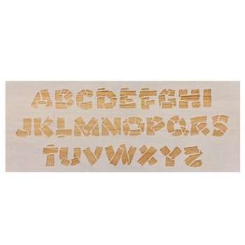 Alphabet Stencil