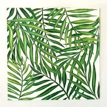 Fern Design Paper Napkins