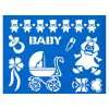 Trichem Baby Carriage Stencil