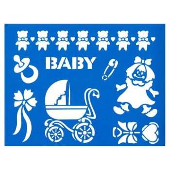 Trichem Baby Carriage Stencil
