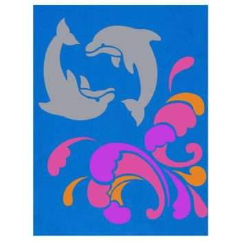 Trichem Dolphins Stencil