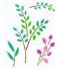 Trichem Floral Blossoms Stencil