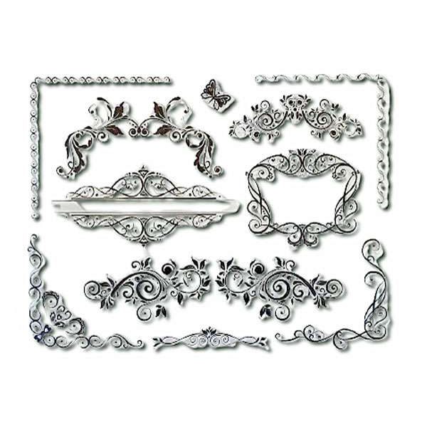 Clear Stamps Border Set