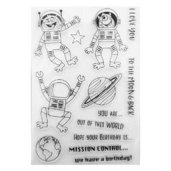 Clear Stamps Astronauts and Aliens Set
