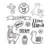 Clear Stamps Llama Stamps Set