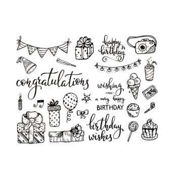 Clear Stamps Set Birthday 1