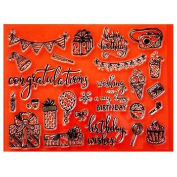 Clear Stamps Set - Birthday