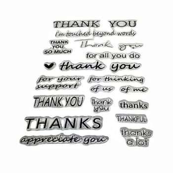 Clear Stamps Thank You Sayings Set