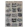 Clear Stamps with 15 Sayings