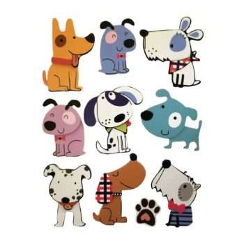 Dog Stickers Sheet - 10