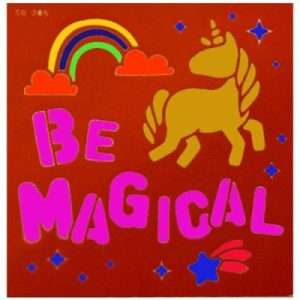 Kids Be Magical Stencil