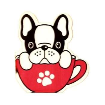 Bulldog Puppy Design Napkins