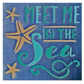 Meet Me By The Sea Stencil