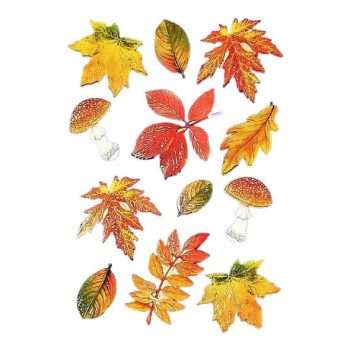 Fall Leaves 3D Sticker Sheet
