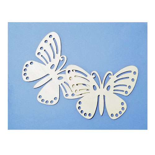 Wood Butterfly Decorations