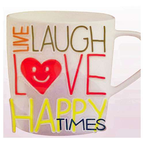 Ceramic Happy Times Sticker