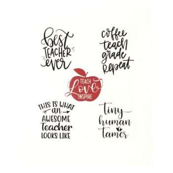 Decorative Teacher Sticker Sheet