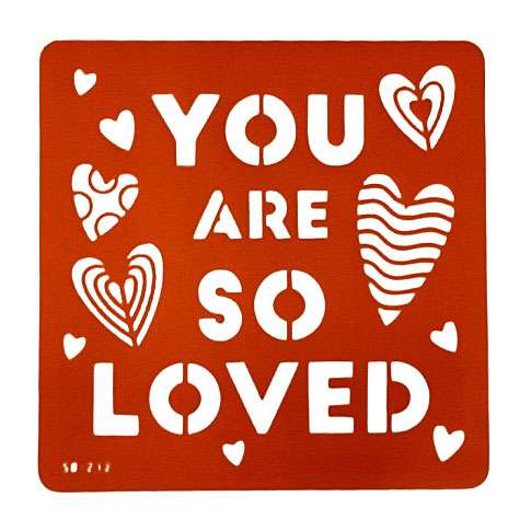 You Are So Loved Stencil