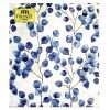 Blue Leaf Design Paper Napkins
