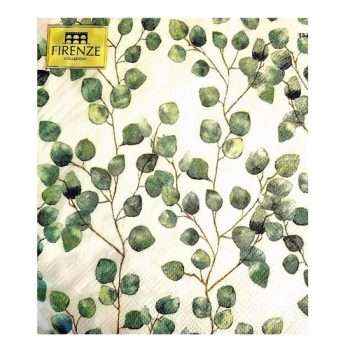 Green Leaf Paper Napkins