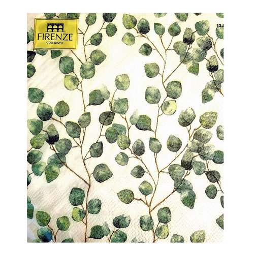 Green Leaf Paper Napkins