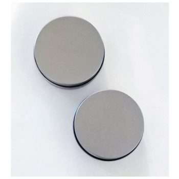 Round Silver Storage Tins