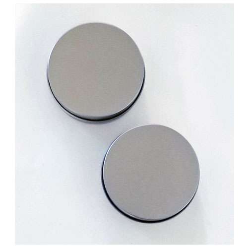 Round Silver Storage Tins