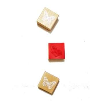 Butterfly Rubber Stampers Set