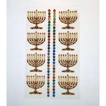 Chanukah Candle Sticker Sheet