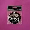Fridge Magnet Warning