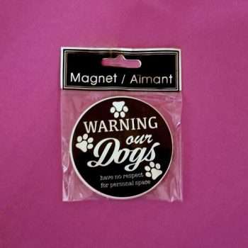 Fridge Magnet Warning