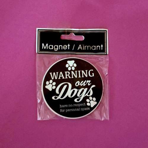 Fridge Magnet Warning