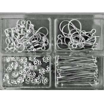DIY Earrings - Silver Coloured