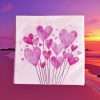 Heart Shaped Balloons Napkins
