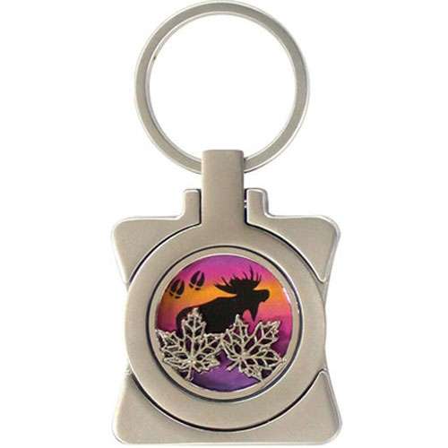 Moose Photo Key Holder