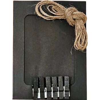 Photo Frame Garland Set Black
