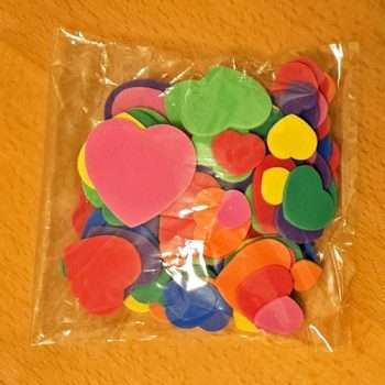 Valentine's Foam Hearts Shapes