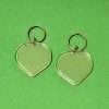 Clear Acrylic Photo Keyring Heartshaped