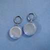 Acrylic Clear Round Keyring
