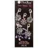 Pretty Silver Flower Charms
