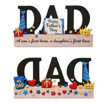 Father's Day Dad Sign Decorated