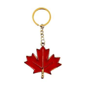 Canadian Maple Leaf Keyring