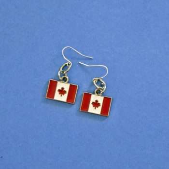 Cute Canadian Flag Earrings